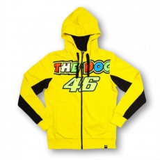 Dámská mikina Valentino Rossi VR46 DOC Fleece žlutá 153701 Dámská mikina Valentino Rossi VR46 DOC Fleece žlutá 153701