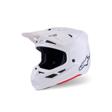 přilba SM7 SOLID, ALPINESTARS (bílá) 2026