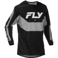 dres KINETIC, FLY RACING - USA 2026 (černá/šedá)
