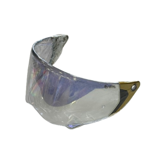 Plexi SCORPION EXO-HX1 CARBON SE zrcadlově zlaté KDF-19 ECE22-06