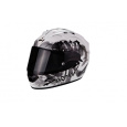 Moto přilba SCORPION EXO-1200 AIR TENEBRIS pearl bílo/stříbrná