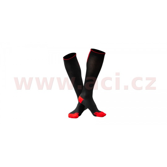 ponožky PUSH - Compressive, UNDERSHIELD (černá/červená)