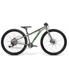 dětské kolo AMULET 26 Youngster 1.10, alu brushed transparent/green shiny, 2022 dětské kolo AMULET 26 Youngster 1.10, alu brushed transparent/green shiny, 2022
