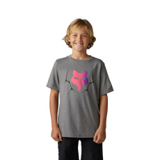 Dětské triko Fox Yth Syz Ss Tee Heather Graphite Dětské triko Fox Yth Syz Ss Tee Heather Graphite
