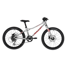dětské kolo AMULET 20 Youngster SH, alu brushed transparent/red, 2024 dětské kolo AMULET 20 Youngster SH, alu brushed transparent/red, 2024