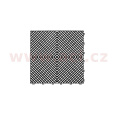 plastová dlaždice žebrovaná 40x40x1,8 cm PVC (černá)