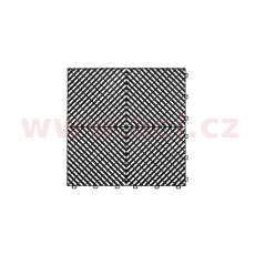 plastová dlaždice žebrovaná 40x40x1,8 cm PVC (černá) plastová dlaždice žebrovaná 40x40x1,8 cm PVC (černá)