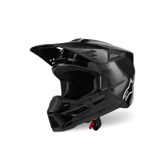 přilba S-M3 SOLID, ALPINESTARS (černá) 2026