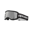 brýle VISION 3 WORDMARK, ALPINESTARS (černá, zrcadlové stříbrné plexi) 2027