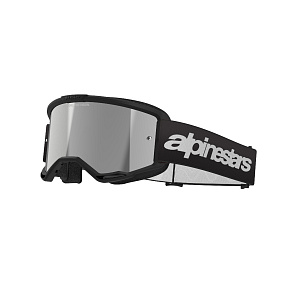 brýle VISION 3 WORDMARK, ALPINESTARS (černá, zrcadlové stříbrné plexi) 2027 brýle VISION 3 WORDMARK, ALPINESTARS (černá, zrcadlové stříbrné plexi) 2027