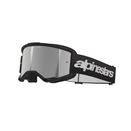 brýle VISION 3 WORDMARK, ALPINESTARS (černá, zrcadlové stříbrné plexi) 2027 brýle VISION 3 WORDMARK, ALPINESTARS (černá, zrcadlové stříbrné plexi) 2027