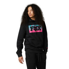 Pánská mikina Fox Nuklr Po Fleece Black Pánská mikina Fox Nuklr Po Fleece Black