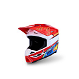 přilba S-M3 FALCON, ALPINESTARS, dětská (červená fluo/bílá/žlutá fluo) 2027