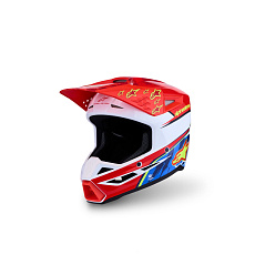 přilba S-M3 FALCON, ALPINESTARS, dětská (červená fluo/bílá/žlutá fluo) 2027