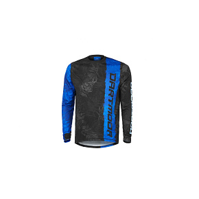 Dartmoor Ferns Tech dres - dlouhé rukávy - Black/blue Dartmoor Ferns Tech dres - dlouhé rukávy - Black/blue