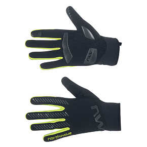 Pánské cyklo rukavice Northwave Active Gel Glove Black/Yellow Fluo Pánské cyklo rukavice Northwave Active Gel Glove Black/Yellow Fluo