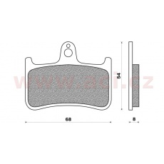 brzdové destičky (směs ROAD TOURING SINTERED) NEWFREN (2 ks v balení) brzdové destičky (směs ROAD TOURING SINTERED) NEWFREN (2 ks v balení)
