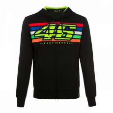 Mikina Valentino Rossi VR46 STRIPES černá 350504 Mikina Valentino Rossi VR46 STRIPES černá 350504