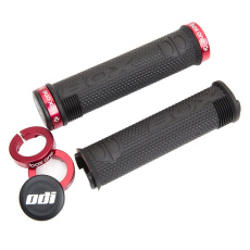 Box One Hex grips by ODI gripy černé/červené Box One Hex grips by ODI gripy černé/červené