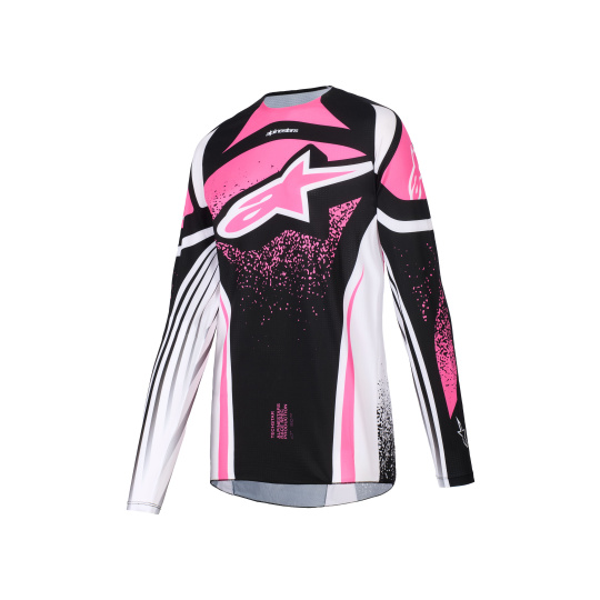 dres STELLA TECHSTAR NOMUR, ALPINESTARS, dámské (černá/bílá/růžová) 2026