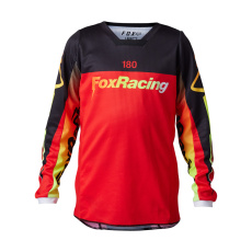 Dětský dres Fox 180 Yth Statk Jersey Fluorescent Red Dětský dres Fox 180 Yth Statk Jersey Fluorescent Red
