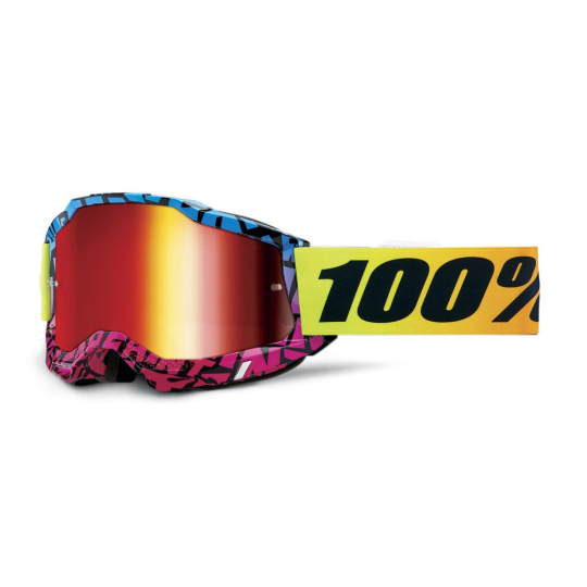 ACCURI 2 SPECIAL 100% UTV/OTG (limited edition Ken Block) červené chrom plexi