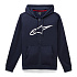 Alpinestars Ageless V3 Zip hoodie mikina navy white