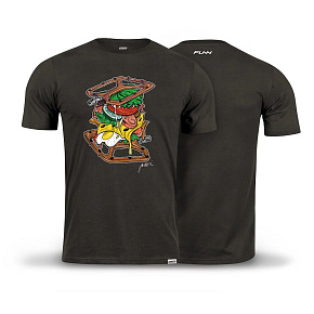 FUNN Python Burger tee -  tričko  šedé