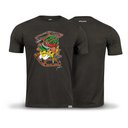 FUNN Python Burger tee -  tričko  šedé