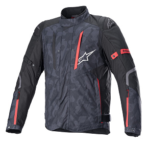 bunda RX-5 DRYSTAR, ALPINESTARS (černá/maskáčová/červená) bunda RX-5 DRYSTAR, ALPINESTARS (černá/maskáčová/červená)