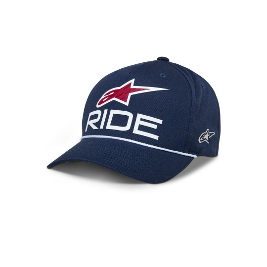 kšiltovka RIDE COMP SNAPBACK, ALPINESTARS (modrá/bílá/červená)