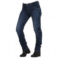 Dámské kevlarové moto kalhoty OVERLAP CITY LADY SMALT JEANS modré Dámské kevlarové moto kalhoty OVERLAP CITY LADY SMALT JEANS modré