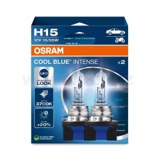 OSRAM žárovka COOL BLUE INTENSE (NEXT GEN) H15, patice PGJ23t-1, výkon 15/55W (sada 2ks) OSRAM žárovka COOL BLUE INTENSE (NEXT GEN) H15, patice PGJ23t-1, výkon 15/55W (sada 2ks)