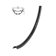 KELLYS Ráfek KLS ASESINO 30 DSC, 32H, FV, 27,5" black KELLYS Ráfek KLS ASESINO 30 DSC, 32H, FV, 27,5" black