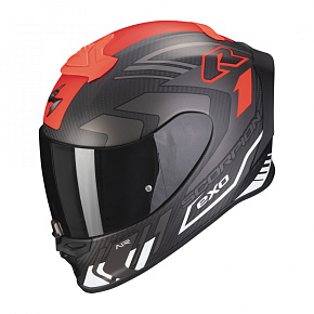 Moto přilba SCORPION EXO-R1 EVO CARBON AIR SUPRA matná černo/stříbrno/bílá Moto přilba SCORPION EXO-R1 EVO CARBON AIR SUPRA matná černo/stříbrno/bílá