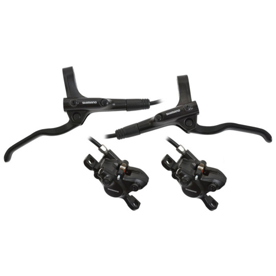 brzda kotoučová SHIMANO MT200, p+ z (900+1700 mm) komplet bez kotoučů /  (zadní J-kit)