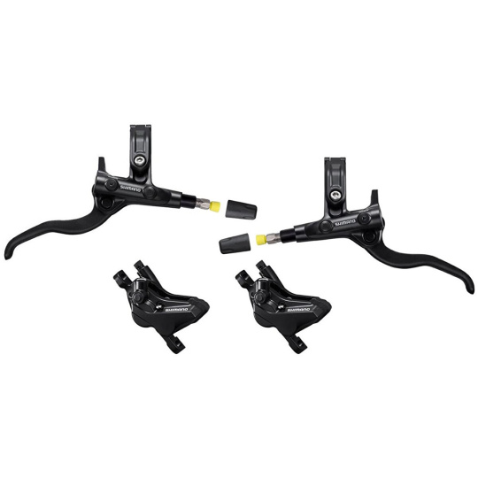 brzda kotoučová SHIMANO Deore MT420 čtyřpístková p+z (1000+1850 mm) komplet bez kot.(p+z J-kit)