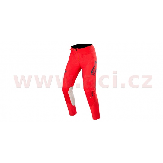 kalhoty SUPERTECH, ALPINESTARS (světlá červená/modrá/bílá)