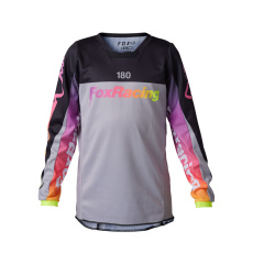 Dětský dres Fox 180 Yth Statk Jersey Steel Grey Dětský dres Fox 180 Yth Statk Jersey Steel Grey