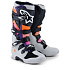 boty TECH 7, ALPINESTARS (černá/světle šedá/oranžová fluo/gradient) 2027