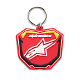 klíčenka PLATE, ALPINESTARS (červená/žlutá fluo/černá)