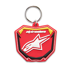 klíčenka PLATE, ALPINESTARS (červená/žlutá fluo/černá) klíčenka PLATE, ALPINESTARS (červená/žlutá fluo/černá)