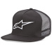 kšiltovka CORP TRUCKER, ALPINESTARS (černá)