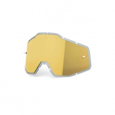 RACECRAFT/ACCURI/STRATA - Gold Mirror/Smoke Anti-Fog Injected Replacement Lens RACECRAFT/ACCURI/STRATA - Gold Mirror/Smoke Anti-Fog Injected Replacement Lens