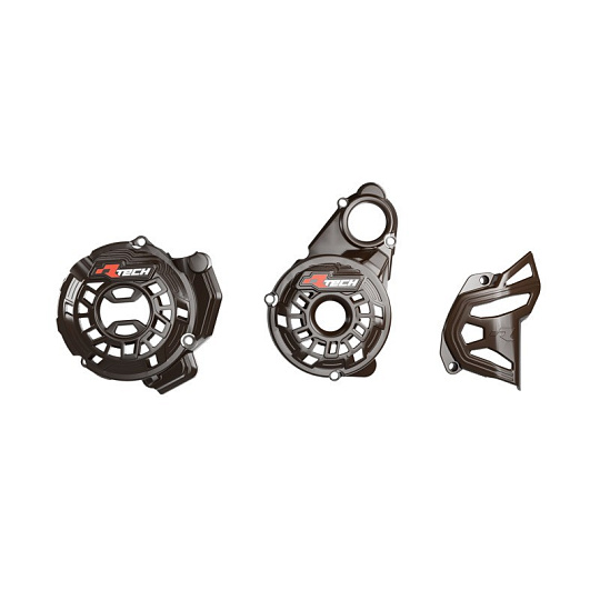 boční kryty motoru KOVE, RTECH (černé)