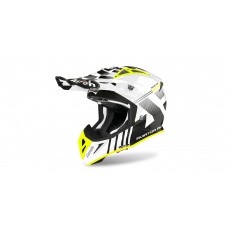 přilba AVIATOR ACE NEMESI, AIROH (bílá/černá/fluo) 2021 přilba AVIATOR ACE NEMESI, AIROH (bílá/černá/fluo) 2021