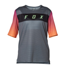 Dětský dres Fox Yth Flexair Ss Jersey  Pewter