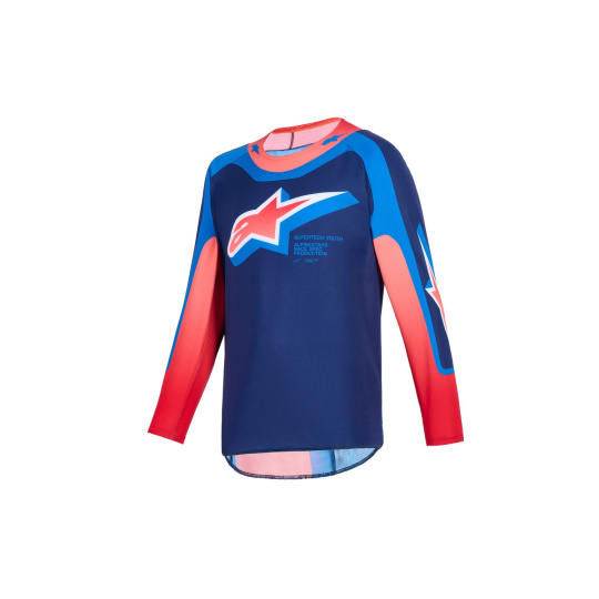 dres SUPERTECH VISTA YOUTH, ALPINESTARS, dětské (tmavě modrá/korálová/cobaltová) 2026