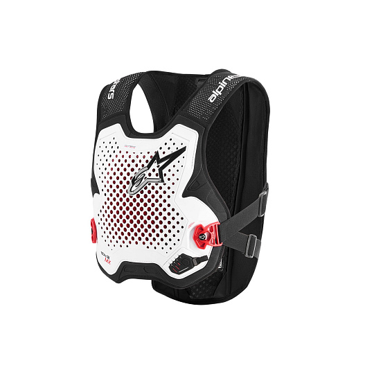 airbagová vesta TECH-AIR®MX PLASMA system, ALPINESTARS (bílá/černá/červená, kompatibilní pro downhill algoritmus) 2027 airbagová vesta TECH-AIR®MX PLASMA system, ALPINESTARS (bílá/černá/červená, kompatibilní pro downhill algoritmus) 2027