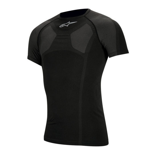 Termoprádlo MTB Tech Top Short Sleeve Underwear, ALPINESTARS (černé)